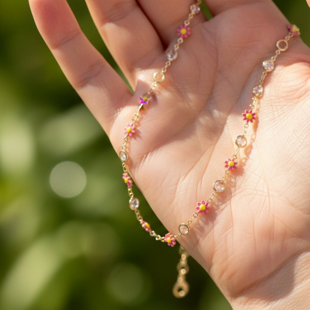 "Dainty Anklet for Women – Elegant Everyday Jewelry & Perfect Gift | MLCRC1178